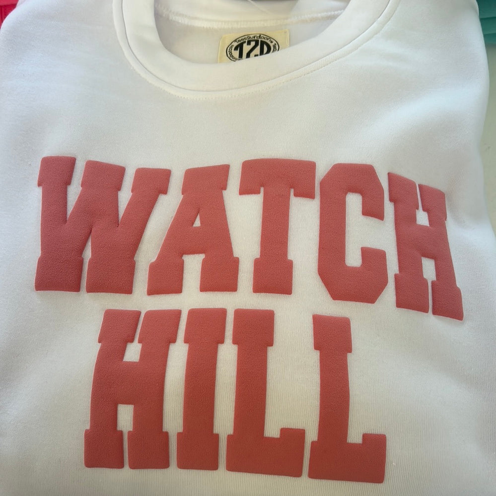 Watch Hill Puffy Letter Crewneck