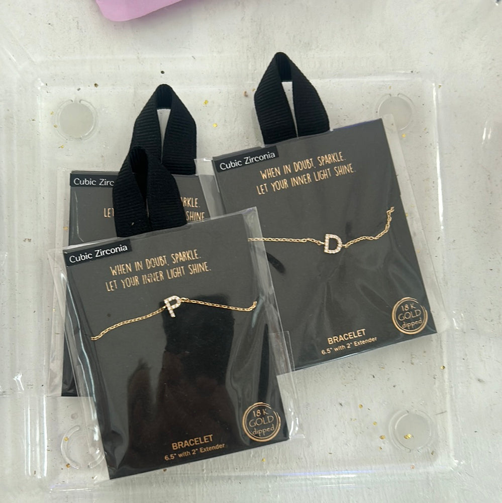 Initial bracelet