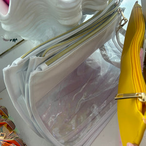 BUILD YOUR OWN BAG: clear flat pouch