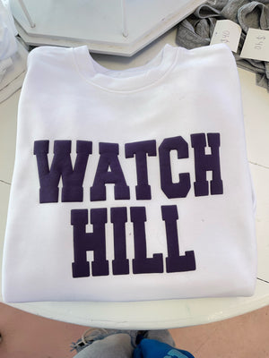 Kids Watch Hill Puffy Letter Crewneck