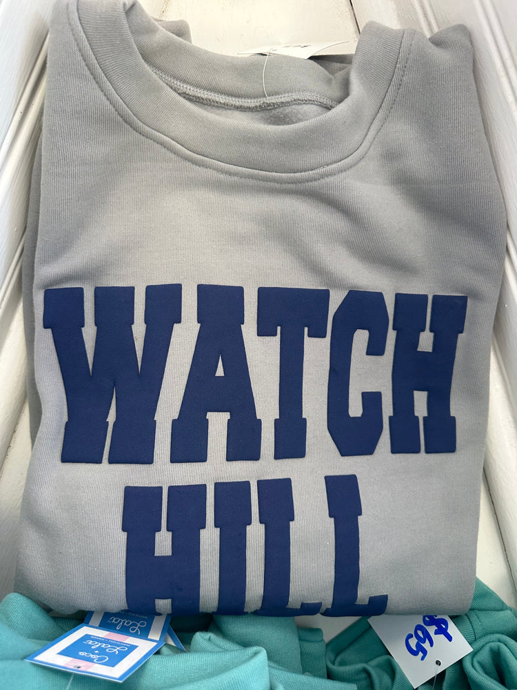 Kids Watch Hill Puffy Letter Crewneck