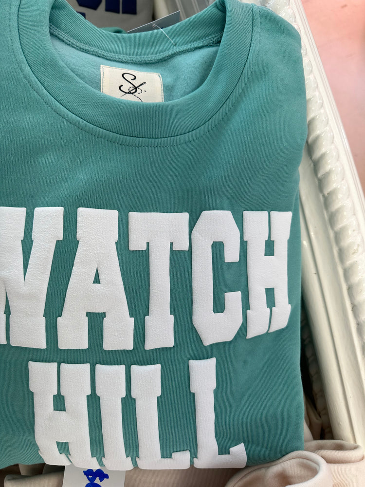 Kids Watch Hill Puffy Letter Crewneck