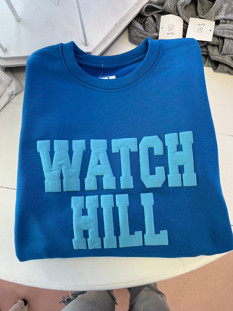 Kids Watch Hill Puffy Letter Crewneck