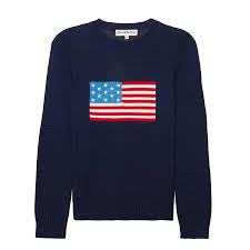 Ellsworth and Ivy American Flag Classic Crew