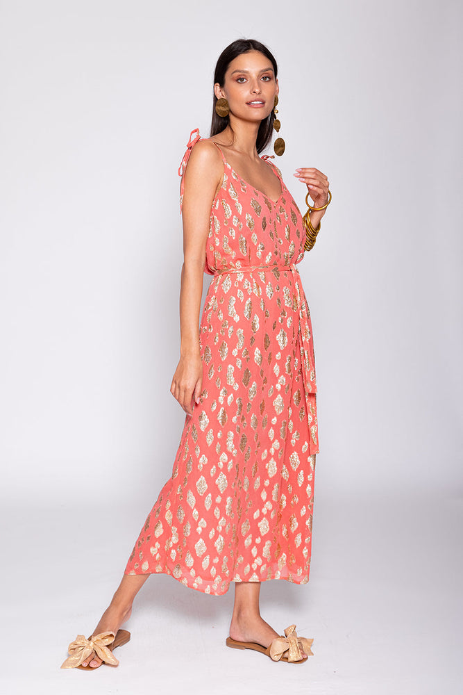 
                
                    Load image into Gallery viewer, Sundress Cary Dress Ankara Blush
                
            