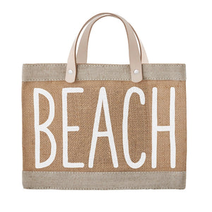
                
                    Load image into Gallery viewer, Mini Market Tote Beach
                
            