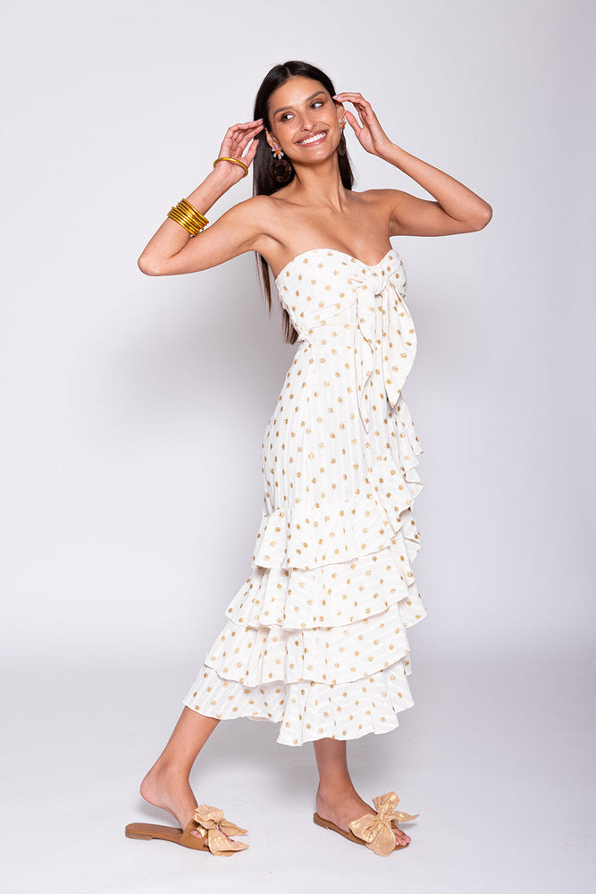
                
                    Load image into Gallery viewer, Sundress Ilanila Dress Dubai coconut
                
            