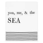 Face to Face Luxe Throw - You, Me & the Sea