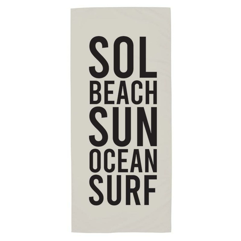Quick Dry Oversized Beach Towel - Sol Beach Sun
