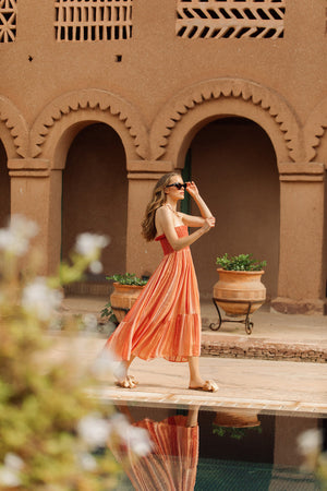 Sundress Soraya Dress Marbella Mix Terracotta