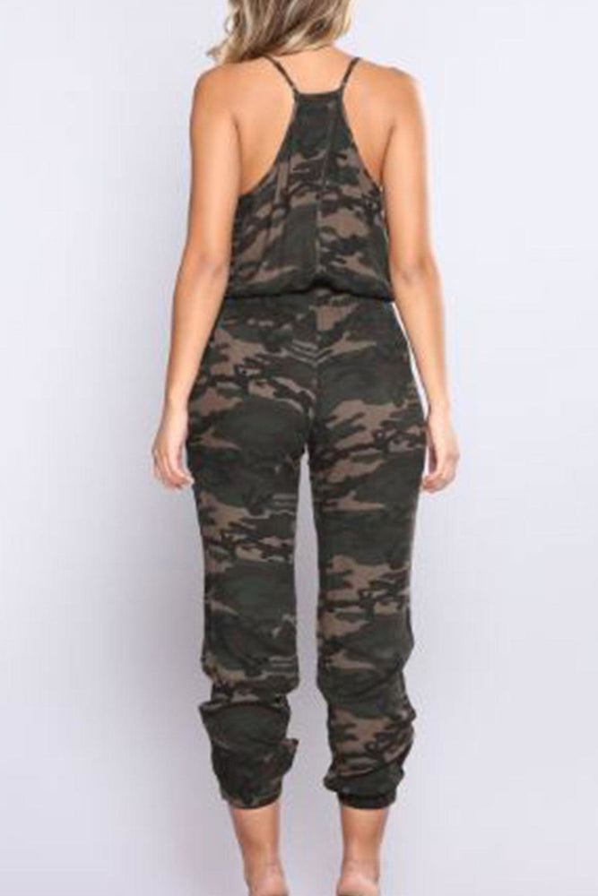 
                
                    Load image into Gallery viewer, Storia  Camo Jumpsuit
                
            