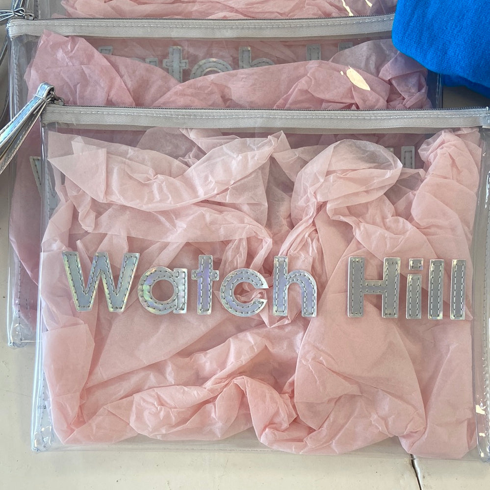 
                
                    Load image into Gallery viewer, Watch Hill Clear zipper pouch
                
            