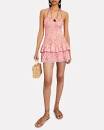 Poupette st barth  Bandeau dress yoana smocked dress  Pink naif