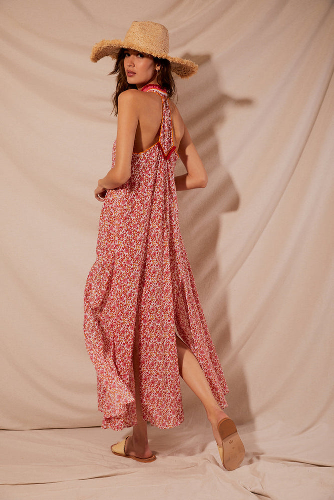 
                
                    Load image into Gallery viewer, Poupette st barth Long Dress Nava Pink Mistral
                
            